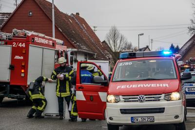Waldmoessingen: Oekonomie Bereich eines Wohnhauses wurde Raub der Flammen 